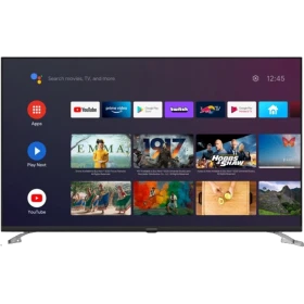 Grundig Frankfurt 43 GGF 6970 B Full HD LED TV, ince çerçeveli ve akıllı TV arayüzüyle önden görünüm