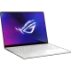 Asus ROG Zephyrus G14 GA403UH-QS038 gümüş ultrabook laptop; klavye ve ROG ekran logosu görünüyor