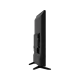 Grundig 43 GDU 7900B Ultra HD 4K LED televizyonun arkadan ve yandan görünümü, ayaklı tasarım