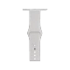 Apple Watch Edition Series 2 42 mm beyaz seramik kasa ve bulut beyazı spor kordonun önden görünümü
