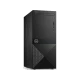 Dell Vostro 3671 N113VD3671EMEA01_W siyah masaüstü bilgisayar kasasının önden görünümü