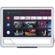Vestel 24HA9520G HD Ready LED TV, ince çerçeveli ekranı ve akıllı TV uygulama menüsüyle önden görünüm