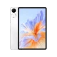 Honor Pad V9 beyaz oyuncu tablet, 8 GB RAM ve 128 GB depolama, çiçek desenli ekran görünümü.