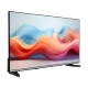 Vestel 40FA9531 Full HD FHD LED televizyon, ince siyah çerçeveli ekranında renkli dalga görüntüsü