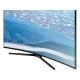 Samsung 49KU7350 Ultra HD 4K LED TV ekranda deniz manzarası, genel renk, düz tasarım