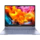 Casper Nirvana Z100.1335-BX00X-M-Q ultrabook laptop, açık mavi renkli, ekranında renkli arayüz görünüyor