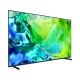 Samsung 100QN80H Ultra HD 4K QLED TV ekranda canlı renklerle görüntü sunuyor; genel renk tasarım.