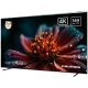 Grundig 85 GQ 880 Ultra HD 4K TV, siyah çerçeveli QLED ekranında canlı çiçek görüntüsü