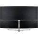 Samsung 49KS9090 Ultra HD 4K LED televizyon ekranı, siyah renk, ince tasarım ve ayak detayları