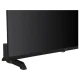 Vestel 24H8750 HD Ready LED TV, siyah çerçeveli ekranı ve ayaklı tasarımıyla arkadan açılı görünüm
