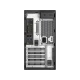 Dell Precision T3630 E-2146G masaüstü bilgisayarın siyah kasa arka paneli ve bağlantı noktaları