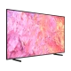 Samsung 50Q67C Ultra HD 4K QLED TV ekranda canlı renkler ve soyut parlak görüntü, genel renkli tasarım