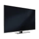 Arçelik A65L 9783 5S Ultima UHD+ 4K LED televizyon, siyah ekran ve gümüş ayak tasarımıyla önden görünüm