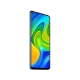 Xiaomi Redmi Note 9 mavi akıllı telefon, tam ekran tasarım ve ön kamera delikli ekran görünümü