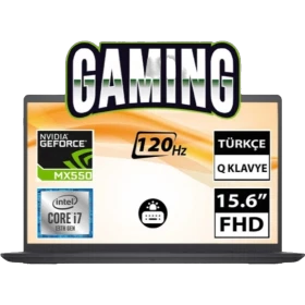 Dell Vostro 15 3530 N1806PVNB3530U gri iş bilgisayarı: 15.6 inç FHD, 120 Hz Türkçe Q klavye, Intel Core i7 ve MX550.