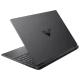 HP Victus Gaming 15-fb3705nta39 B9KM2EAA39 koyu gri oyuncu laptop kapağı ve klavyesi görünüyor.
