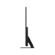 LG 65QNED9MA6B Ultra HD 4K QNED televizyon siyah ekrana yakın yandan görünüm, genel renk