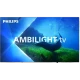 Philips 77OLED808 Ultra HD 4K OLED televizyon, Amabilight TV ekranında mavi deniz manzaralı görüntü