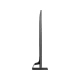 Samsung 65Q90R Ultra HD 4K QLED televizyonun ince tasarımlı siyah ayaklı görünümü