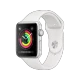 Watch Series 3 38mm Alüminyum Kasa ve Spor Kordon Gümüş