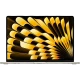 Apple MacBook Air M5 10CPU 10GPU 15.3 inç altın renk laptop, önden açık şekilde ana ürün vitrini görünümü