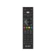 Axen AX50QFPRL-A14S Full HD LED televizyon için siyah uzaktan kumanda, kanal ve ses tuşlarıyla