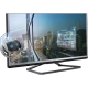 Philips 40PFL4508K Full HD LED TV; şehir manzarası ekranında uygulama menüsü, genel siyah renkli televizyon.