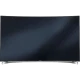 Grundig 55 FLX 9595 SP Ultra HD 4K LED televizyon, siyah ekranı ve kavisli tasarımıyla önden görünüm