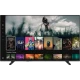 Vestel 50QT9850 Ultra HD 4K QLED televizyon, siyah çerçeveli ekranda içerik menüsüyle.