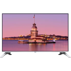 Vestel 55UA9600 2016 Ultra HD 4K LED televizyon, Kız Kulesi manzarasını gösteren ince ekranlı TV