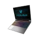 Casper Excalibur G870.1362-CXA0X-C koyu gri oyuncu laptop; RGB aydınlatmalı klavye ve açılmış ekran görünümü