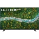 LG 75UP77109LC Ultra HD 4K LED televizyon, ThinQ AI logosu ve doğa manzarası ekran görüntüsü