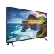 Samsung 82Q70R Ultra HD 4K QLED televizyon; siyah çerçeveli, deniz manzaralı ekrana sahip genel renk model