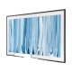 Samsung 65LS03HW Ultra HD 4K QLED televizyon, ince çerçeveli siyah tasarım ve mavi manzara ekranı ile.