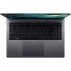 Acer Aspire Lite AL16-51P-580H koyu gri iş ve ofis laptopu, üstten görünüm klavye ve geniş touchpad detayı