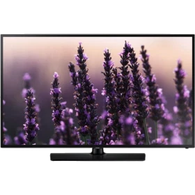 Samsung 40H5203 Full HD FHD LED TV, ekranda mor çiçek manzarası ile vitrin fotoğrafı