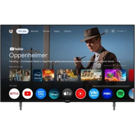 Arçelik A50 E 795 B Ultra HD 4K LED televizyon, ekranda Google TV arayüzü ve yayın uygulamaları