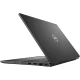Dell Latitude 3520 N018L352015EMEA siyah iş ve ofis laptopu açık açıdan görünüyor