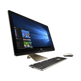 Asus Z240IEGT-GA029D masaüstü bilgisayar, ekranı, klavyesi ve kablosuz mouse ile birlikte