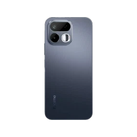 Siyah Realme 16T 5G akıllı telefonun arka yüzeyi ve büyük kamera modülü detayı