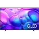 Samsung 75Q6FA 75 inç QLED Ultra HD 4K TV; ekranda QLED temalı renkli arka plan ve ince çerçeve.
