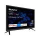 Sunny SN24LEDI262C-S HD Ready 24 inç akıllı televizyon, siyah çerçeveli ekran ve ayaklarıyla