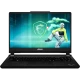 MSI Cyborg 15 Max C13WF-065XTR oyuncu laptop, Platinum renkli, ekranda oyun temalı animasyon.