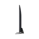LG 55NANO916NA Ultra HD 4K LED televizyonun siyah ayaklı tasarımı, genel renk seçeneğiyle yan görünüm.