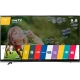 LG 65UF850V Ultra HD 4K LED televizyon, canlı TV ve uygulama arayüzü ekranında gösteriliyor