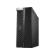 Dell Precision 5820 W-2275 masaüstü bilgisayar, siyah kasa, 32 GB RAM ve 256 GB SSD ile önden görünüm