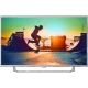 Philips 55PUS6412 Ultra HD 4K LED televizyon; ekranda kaykay sahnesiyle canlı görüntü, genel siyah-gümüş tasarım.