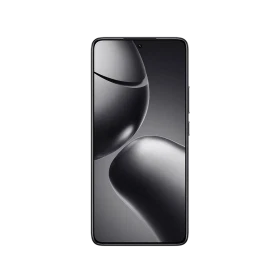Xiaomi 14T akıllı telefon, Siyah Titanyum renk, ince çerçeveli ekran ve ön kamera detayıyla vitrin görünümü