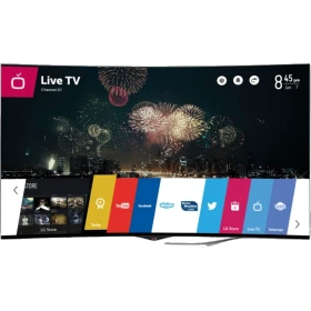 LG 55EC930V OLED TV, Full HD FHD 55 inç ekranda canlı şehir ve hava uygulamaları gösterimi