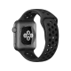 Apple Watch Nike+ Series 2 38 mm uzay grisi kasa ve antrasit siyah delikli spor kordonlu akıllı saat